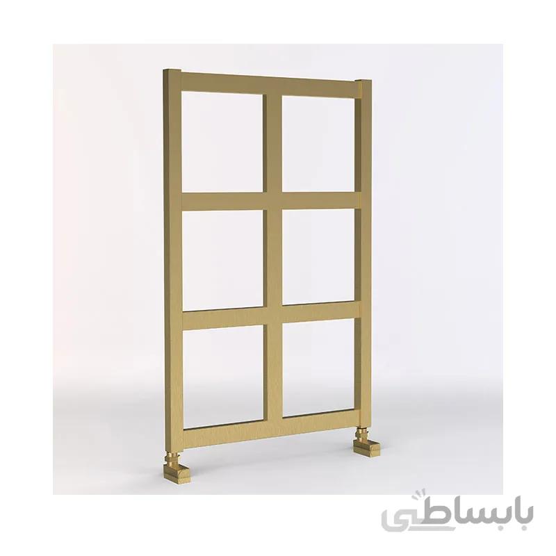 حوله خشک کن آلومینیوم طلایی مات ویندو