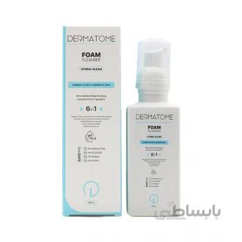 فوم شوینده، پاک کننده و مرطوب کننده صورت درماتوم ا ( DERMATOME Moisturizing Facial Cleansing Foam (Hydra-Clean) )
