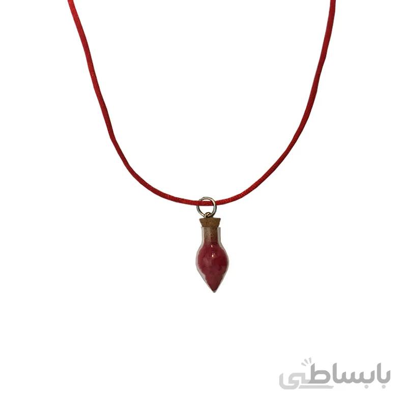 گردنبند شیشه ای شنی بلک لایت مدل STBL129