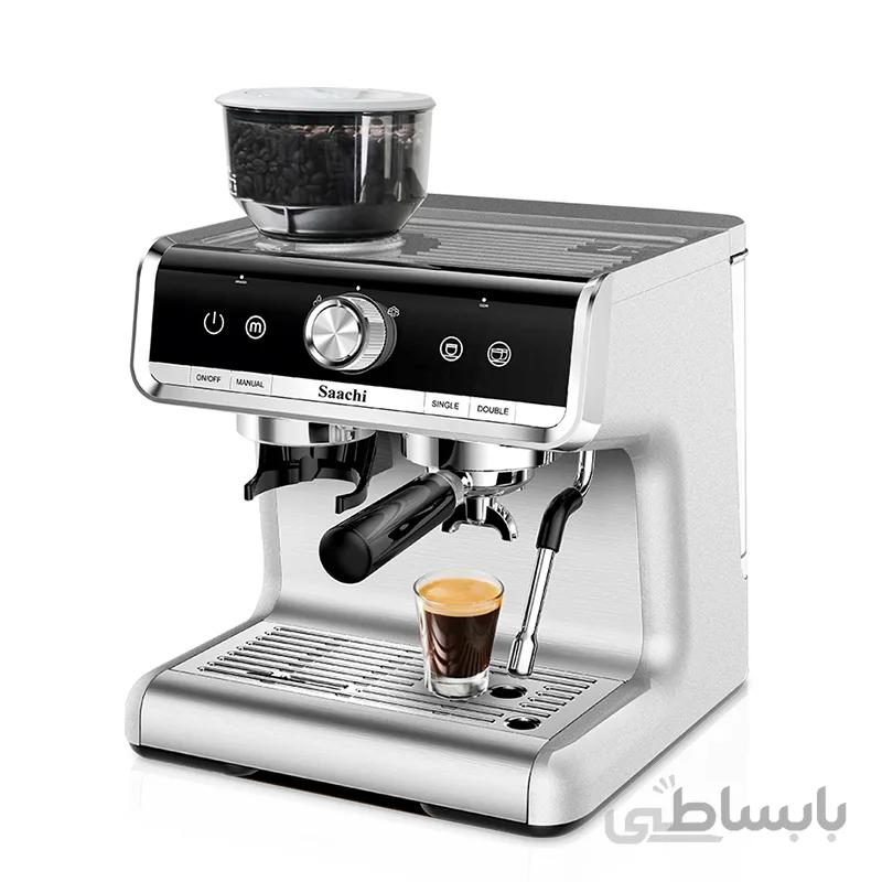 اسپرسوساز ساچی مدل SAACHI NL-COF-7063G-ST ا SAACHI Espresso Maker NL-COF-7063G-ST