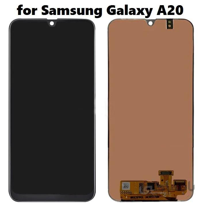 تاچ و ال سی دی گوشی سامسونگ آ20 LCD SAMSUNG A20 (a205) CHANGE GLASS