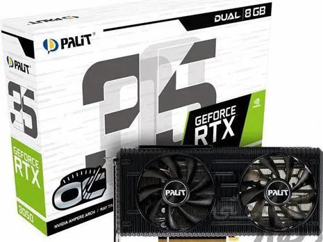 گرافیک palit RTX 3050 DUAL 8GB