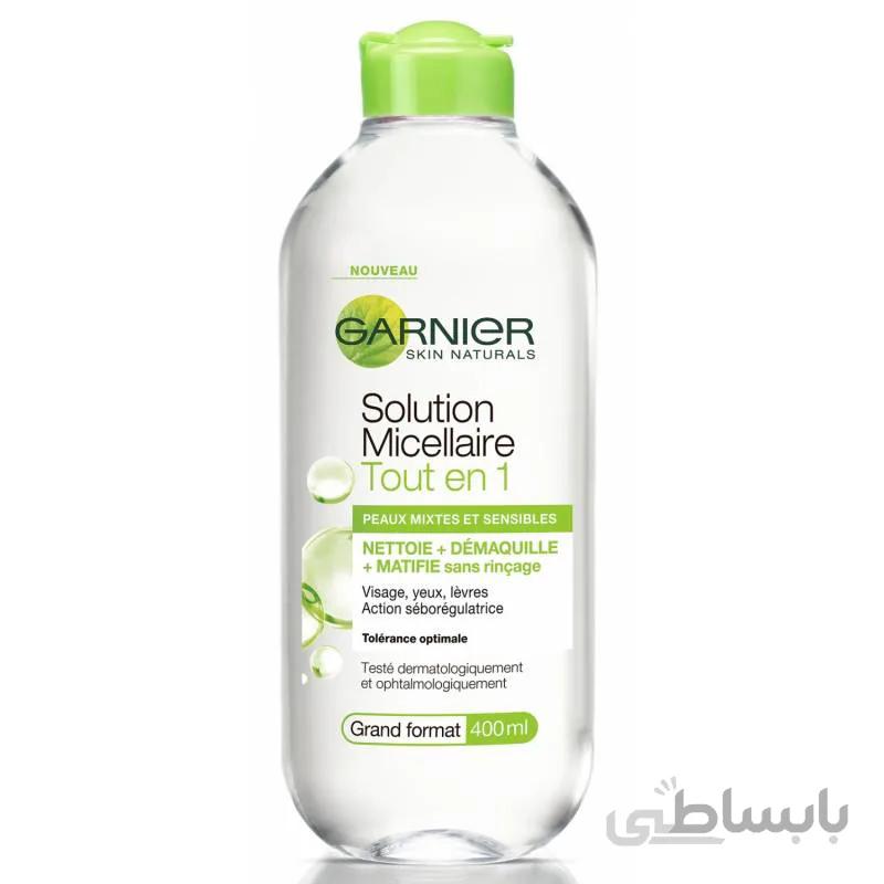 میسلار واتر گارنیر مناسب پوست مختلط وحساس( میسلار سبز گارنیه)