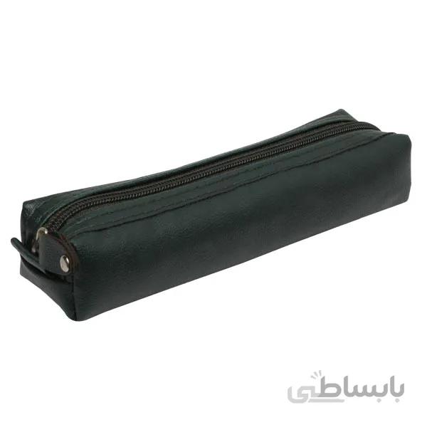 جامدادی چرمی پاستلی(سبز یشمی) jcp05