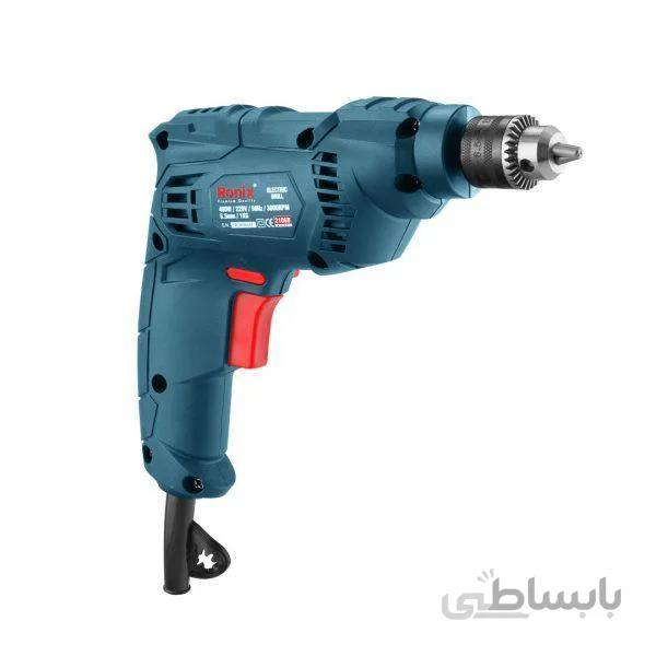 دریل 6.5 میلی متری معمولی سه نظام آچاری 400 وات کد 2106B