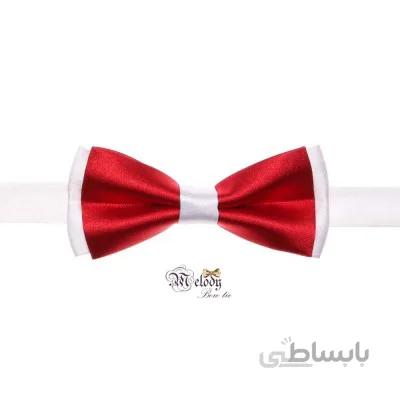 پاپیون سری نینو - بچگانه (قرمز براق و سفید)