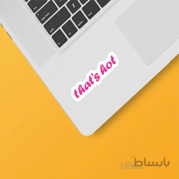 استیکر لپ تاپ طرح دخترونه ۱۹