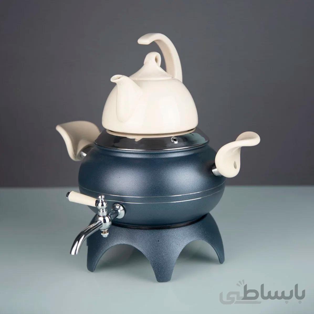 ست کتری و قوری کروپ ست مدل روژین رنگی کد 504