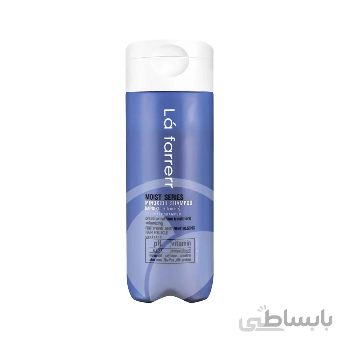 شامپو ضد ریزش ماینوکسی مخصوص موهای خشک و زبر لافارر 150 میلی لیتر ا LAFARRERR MINOXI ANTI HAIR LOSS SHAMPOO FOR DRY SCALP 150 ml