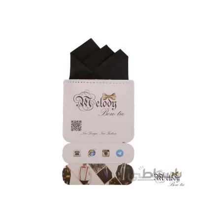 دستمال جیبی سری رنگین کمان (سیاه براق)