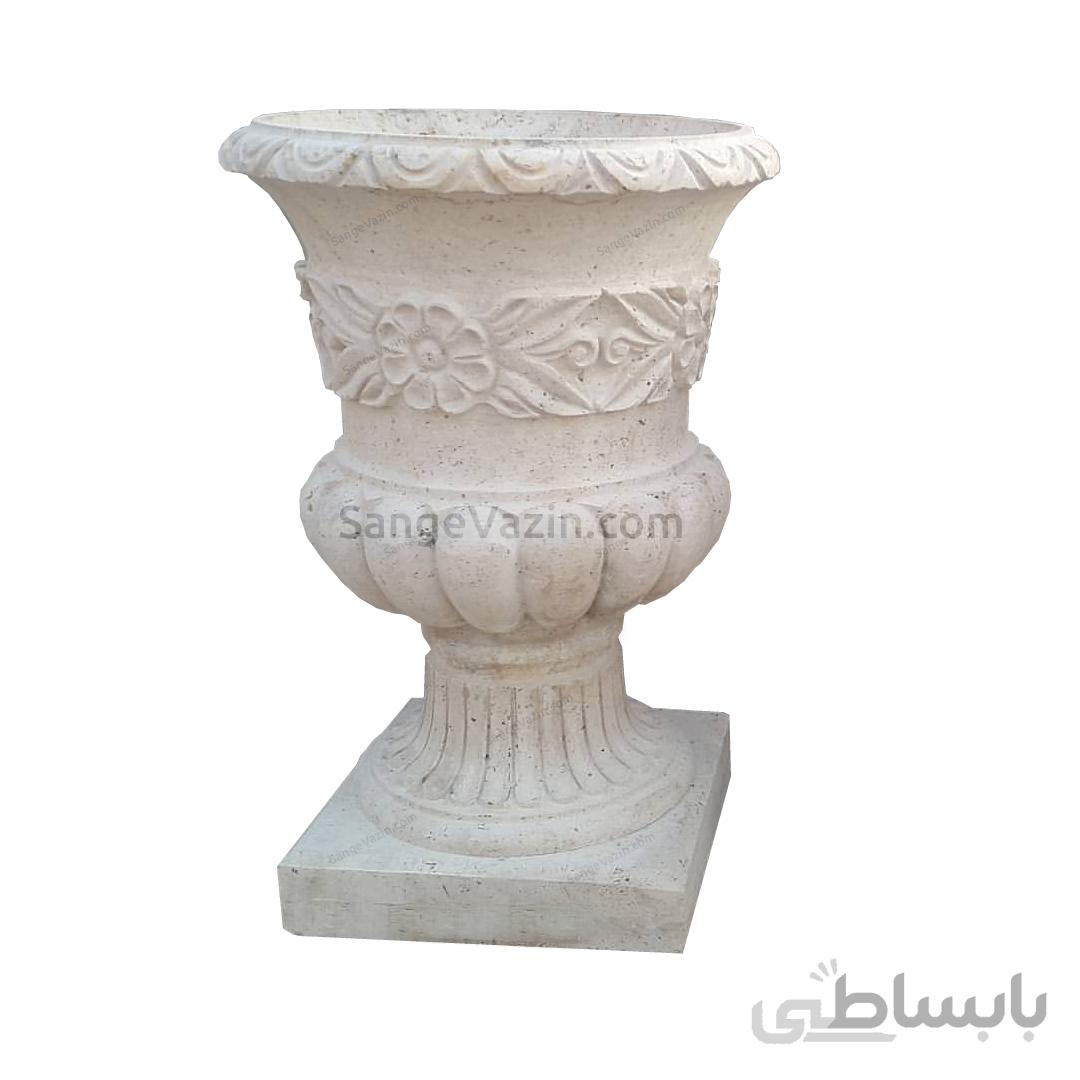 گلدان سنگی سوسن