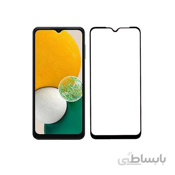 گلس A13 فول چسب شیشه ای محافظ صفحه نمایش گوشی موبایل سامسونگ Galaxy