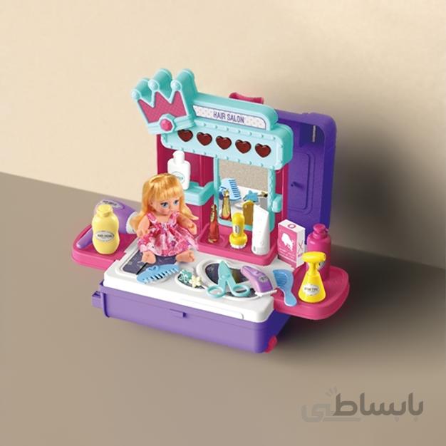 ست اسباب بازی چمدان سالن آرایشگاه 31 تکه