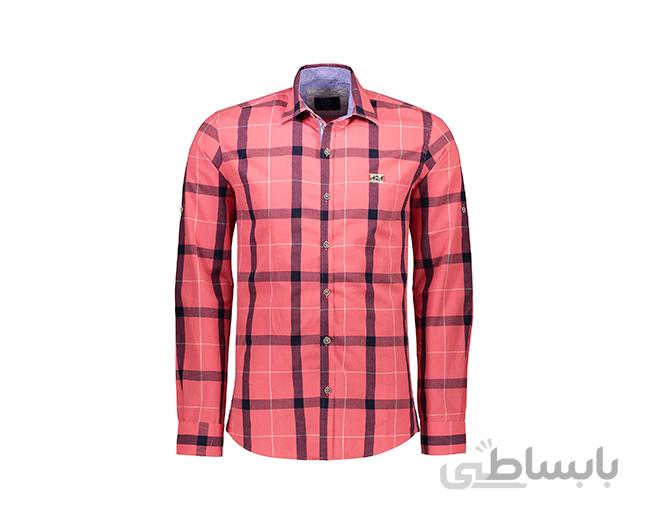 پیراهن یقه برگردان مردانه – آرا – صورتی