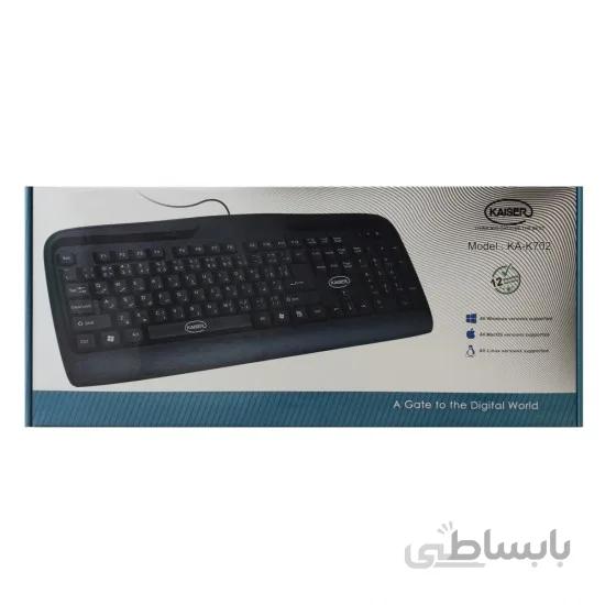 کیبورد سیم دار برند KAISER مدل KA-K702