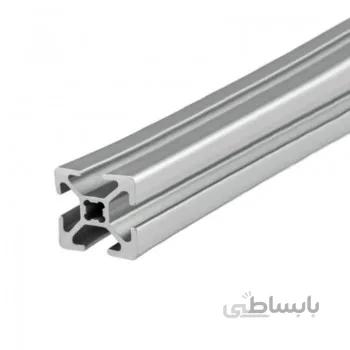 پروفیل آلومینیومی شیاردار مهندسی (سبک) 25X25 به طول 100 سانتی متر