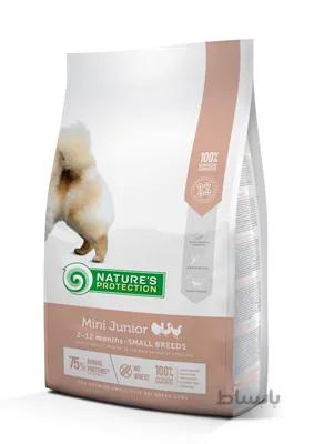 غذای خشک Nature's Protection مدل Mini puppy مخصوص پاپی نژاد کوچک تهیه شده از طیور - 2 كيلوگرم