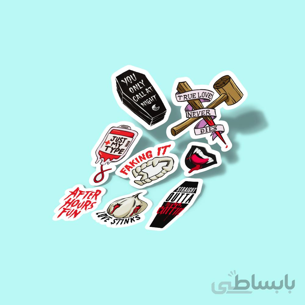 استیکر Vampire Sticker Sheet