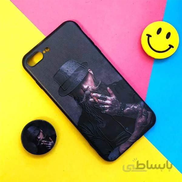 قاب طرحدار همراه پاپ سوکت ایفون مدل 7PLUS / 8PLUS