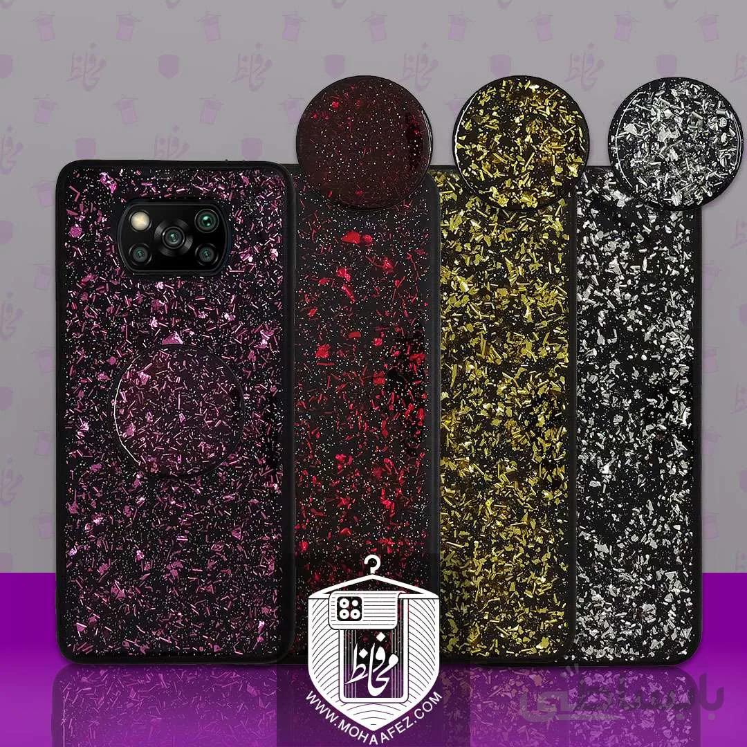 قاب اکلیلی شیائومی POCO X3 / X3 NFC / X3 Pro به همراه پاپ سوکت کد XM339