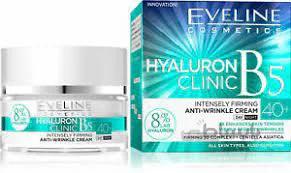 کرم آبرسان هیالورون و ویتامین B5 اولاین Eveline Hyaluron Clinic +40 حجم 50 میلی لیتر