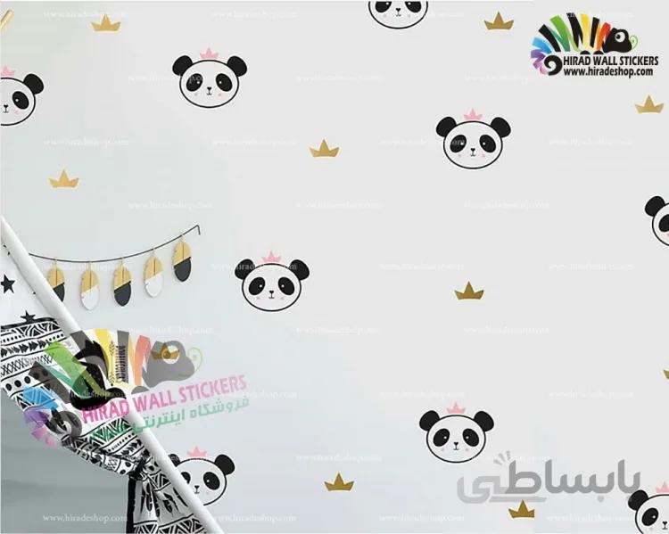استیکر دیواری اتاق کودک ملکه پاندا Panda Queen Wallstickers کد h1026