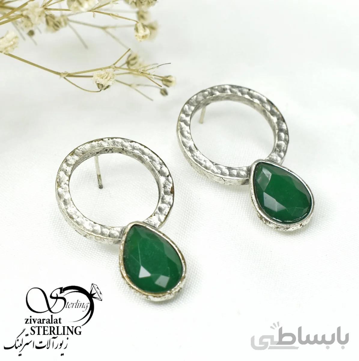 گوشواره ترک دست ساز زنانه کد 6060