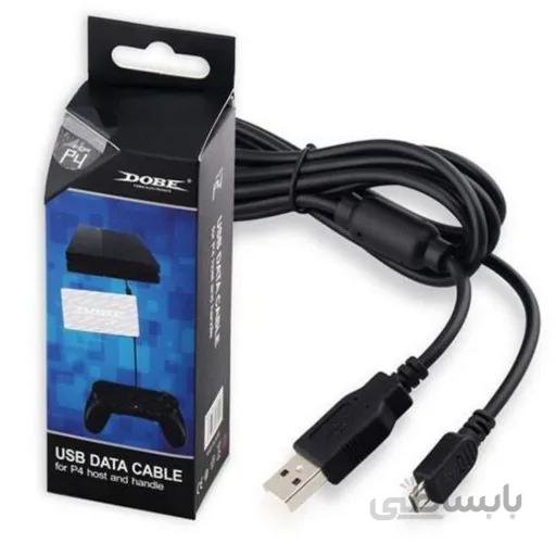 کابل تبدیل USB به microUSB دوب مخصوص شارژ دسته PS4 به طول 2 متر