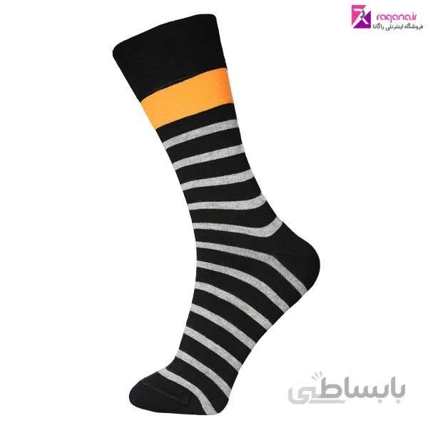جوراب مردانه mrjoorab طرح راه راه کد R215189