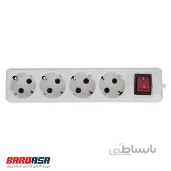 چهارراهی پلی آمید مستطیل ارت دار بدون سیم تیراژه