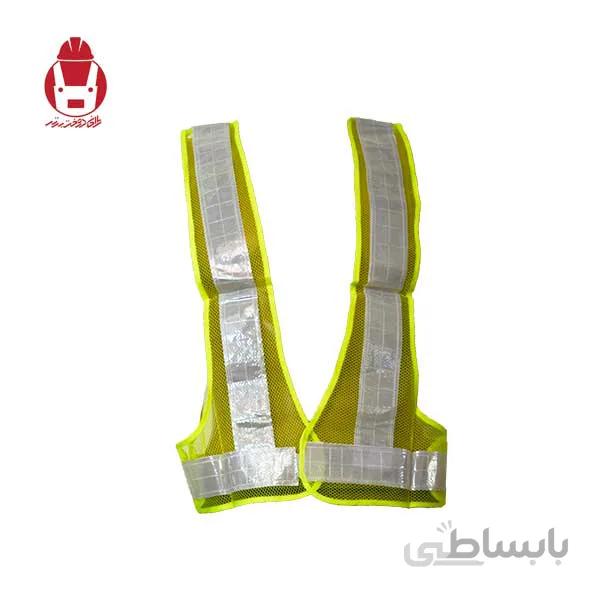 جلیقه شبرنگ دار پی وی سی (PVC)