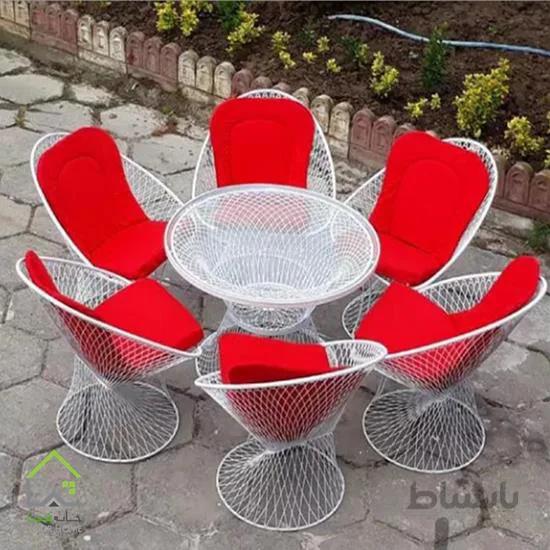 میز و صندلی باغی مدل بامبو