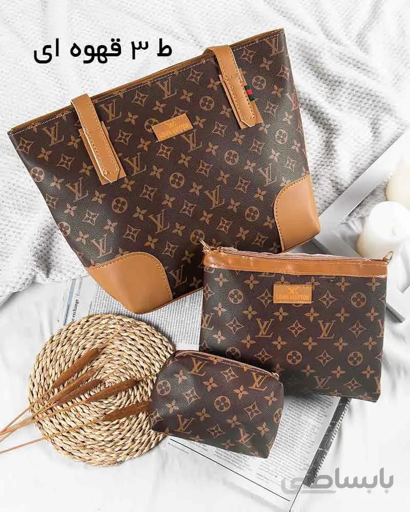 کیف چرم مصنوعی زنانه 3 تیکه776