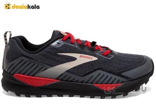 کفش کتونی اورجینال پیاده روی و طبیعت گردی تریل رانینگ برکس Brooks Cascadia 15 GTX 1103411D075 ا Original ketone shoes for walking and hiking Brooks Cascadia 15 GTX 1103411D075
