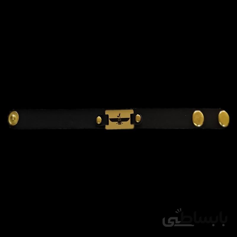دستبند چرم مصنوعی طرح فروهر