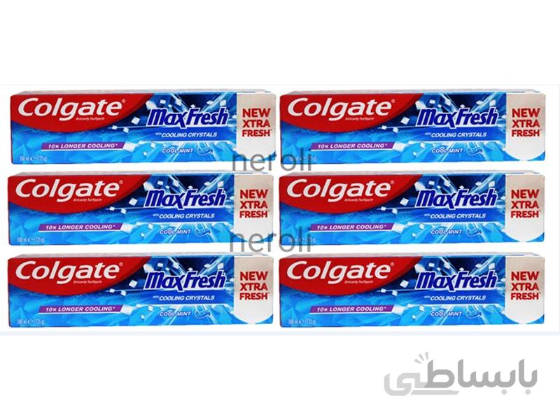خمیر دندان کلگیت مدل Max Fresh ( مکس فرش بسته 6 عددی )