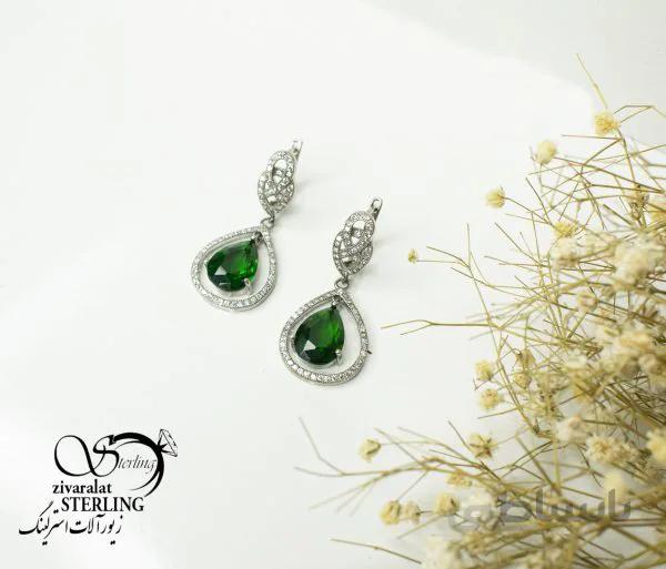 گوشواره نقره کد 180568