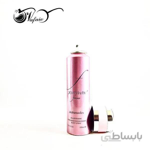 اسپری خوشبوکننده بدن فِم جانوین Johnwin femme