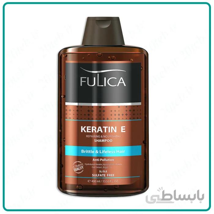 شامپو تقویت کننده مو فولیکا مدل Keratin E ا /