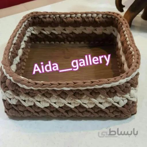 سبد تریکو با کفی آماده ا سبد تریکو با کفی آماده