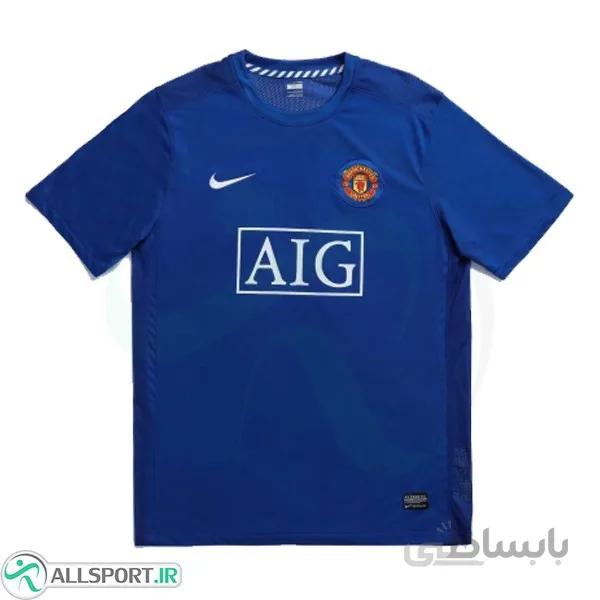 پیراهن کلاسیک منچستریونایتد Manchester United 2008 Retro 3rd Kit Jersey