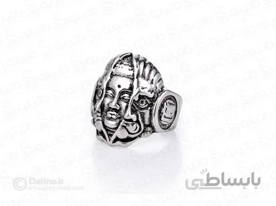 انگشتر مردانه دورگا و شیطان 13776
