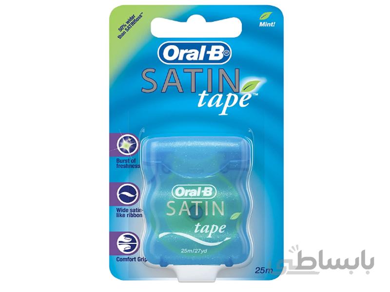 نخ دندان اورال بی مدل SATIN tape