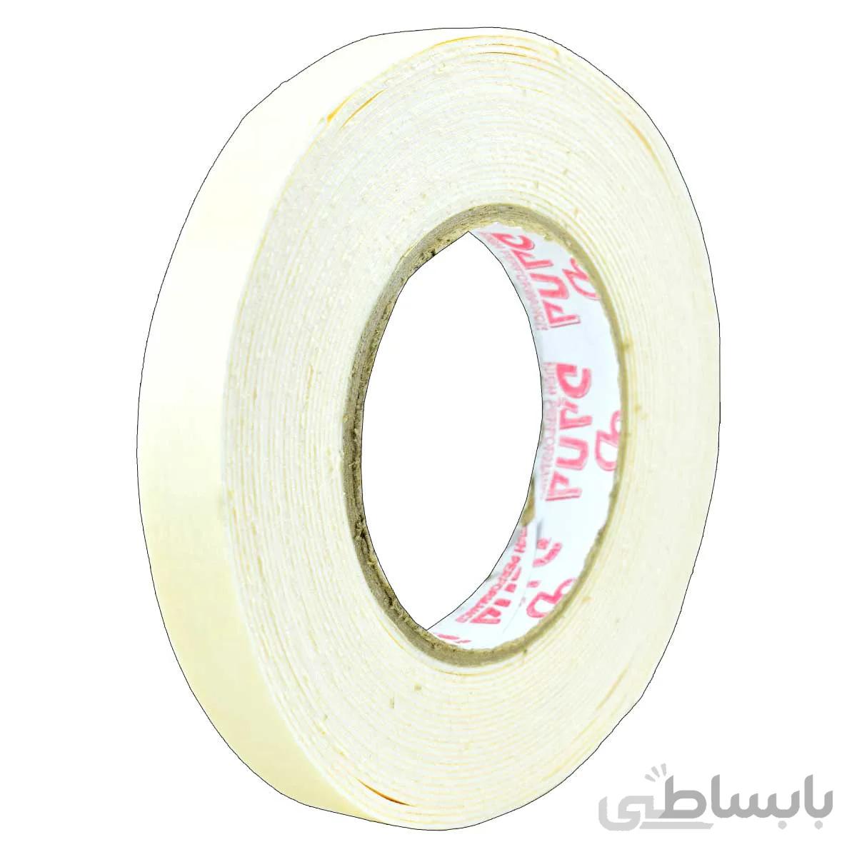 چسب دوطرفه فومی سفید 5 متری