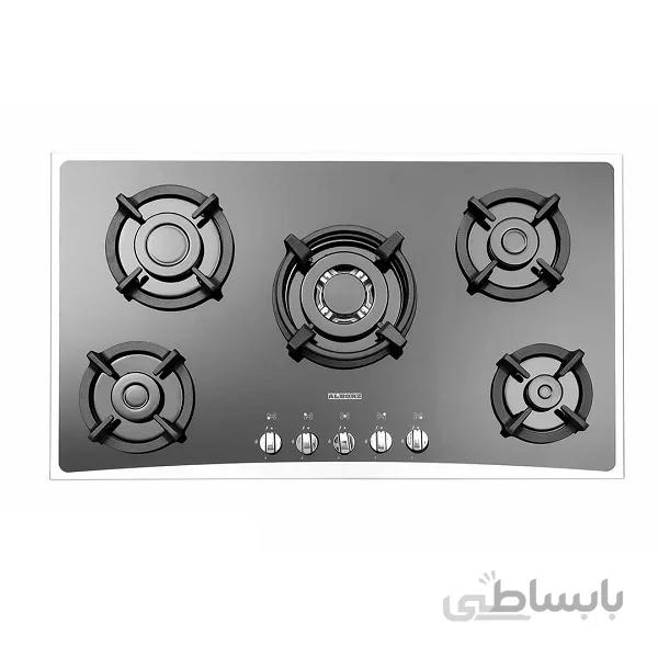 اجاق گاز شیشه ای استیل G5954 S استیل البرز ا G5954 S