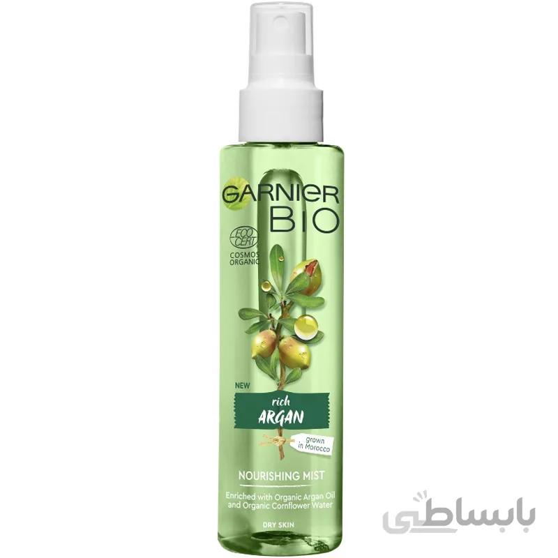 اسپری آبرسان و مغذی صورت آرگان Bio گارنیه