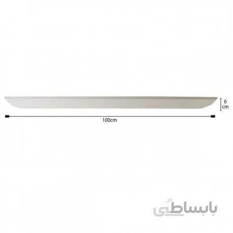 زه استیل لبه درب صندوق (بالای پلاک) ساینا