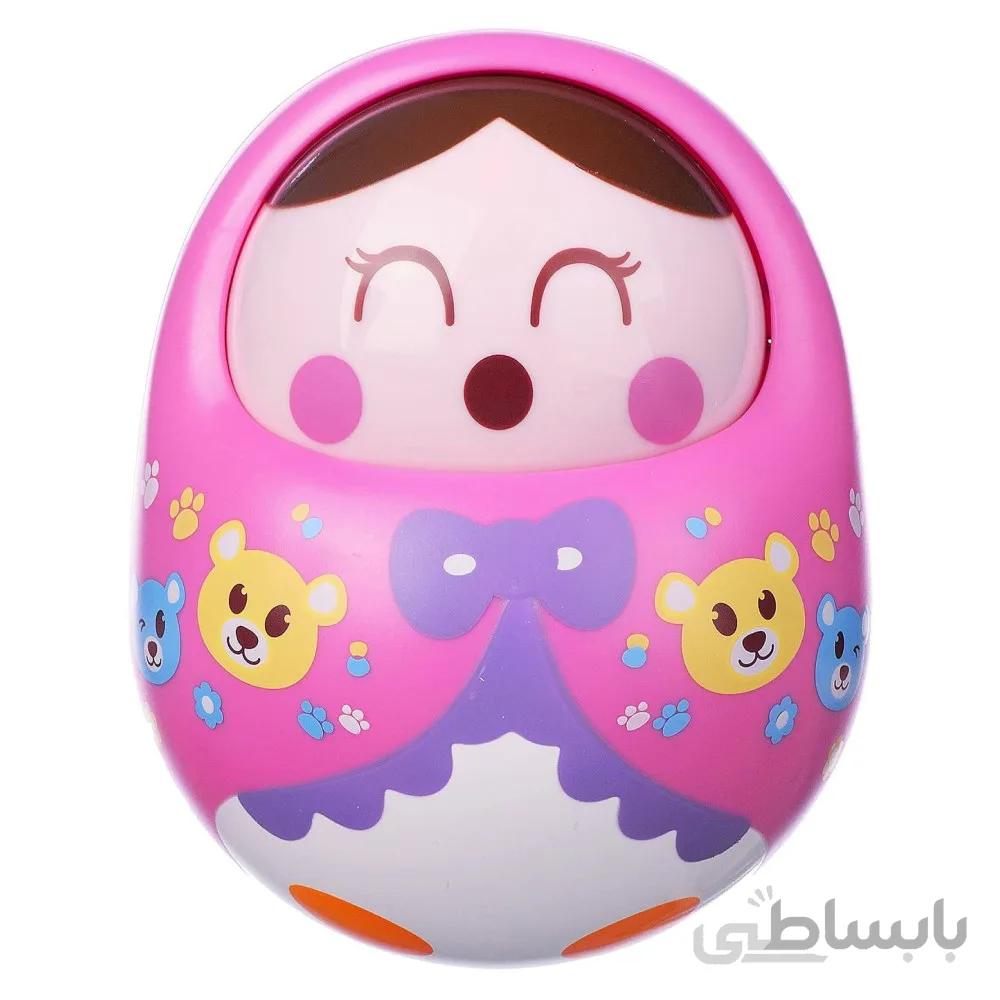 اسباب بازی جغجغه تعادلی هولی تویز طرح عروسک صورتی مدل 979 Hola Toys Shaking