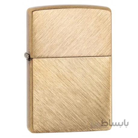 فندک اصل زیپو مدل 29830 | آمریکا | کلاسیک Herringbone Sweep Brass