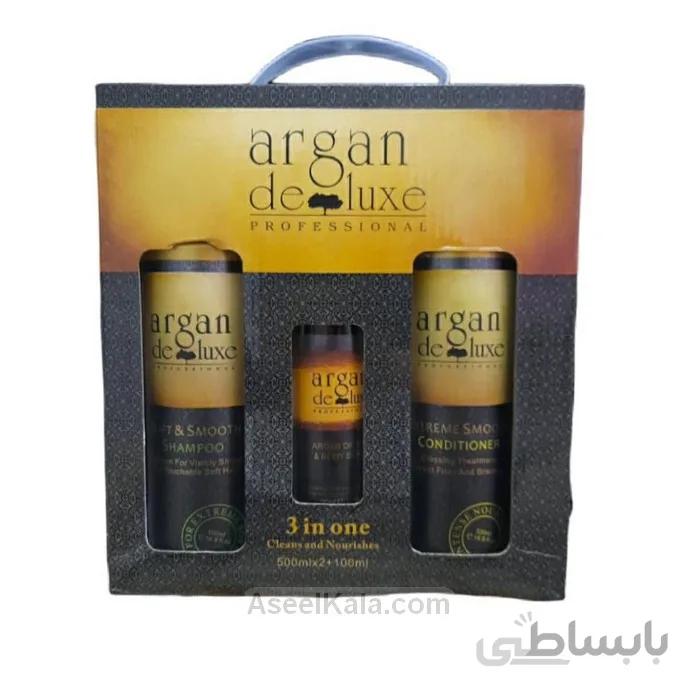 پک مراقبت مو دلوکس Deluxe حاوی روغن آرگان